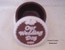 1016 Our Wedding Day Pour Box Chocolate Candy Mold